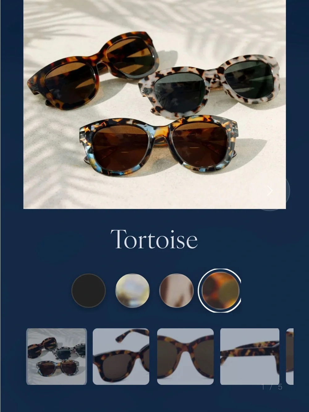 Peepers tortoiseshell sunglasses